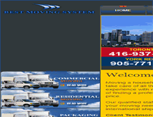 Tablet Screenshot of bestmovingsystems.com